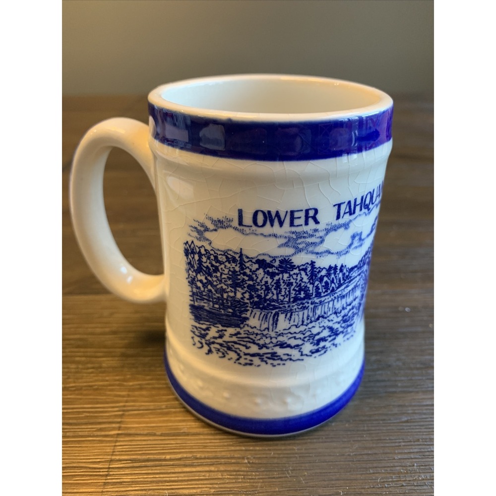 Lower Tahquamenon Falls Michigan Vintage Souvenir Mug Coffee Cup